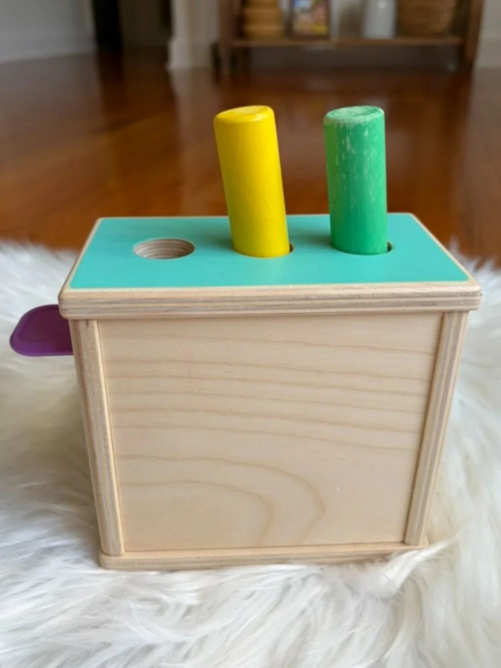Lovevery Wooden Peg Drop The Thinker